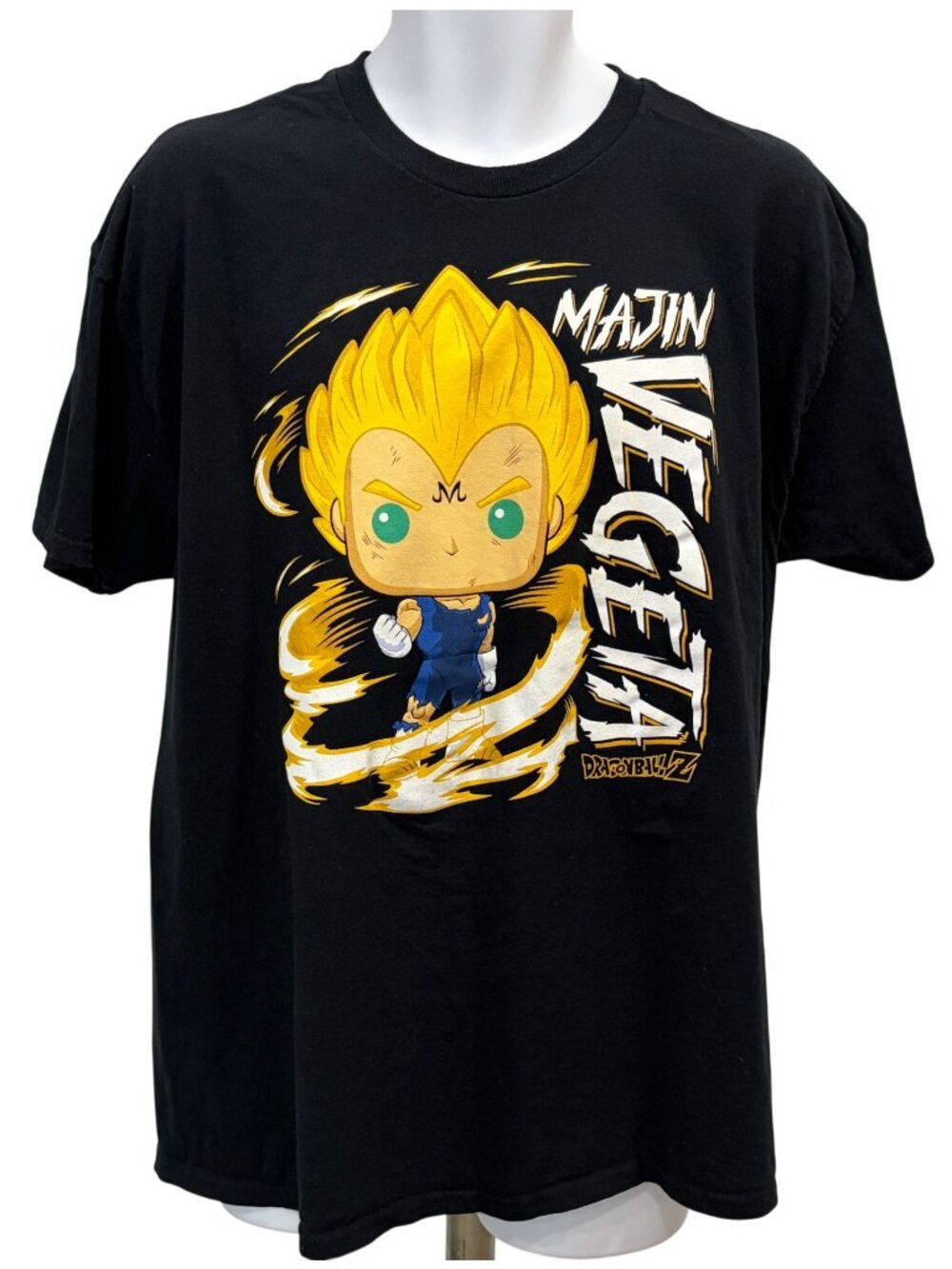 Dragon Ball Z Majin Vegeta Funko T Shirt Adult Size XL Cotton Anime Cartoon